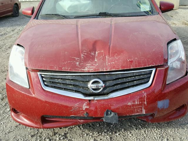 3N1AB6AP0BL677023 - 2011 NISSAN SENTRA 2.0 RED photo 9