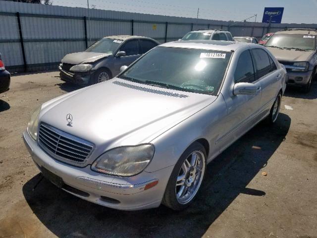 WDBNG75J02A225400 - 2002 MERCEDES-BENZ S 500 SILVER photo 2