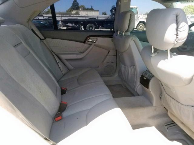 WDBNG75J02A225400 - 2002 MERCEDES-BENZ S 500 SILVER photo 6