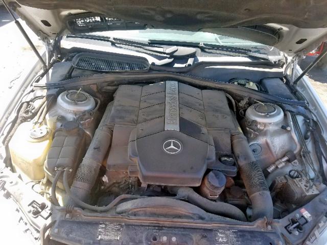 WDBNG75J02A225400 - 2002 MERCEDES-BENZ S 500 SILVER photo 7