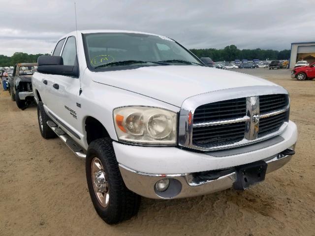 3D7KS28DX6G280722 - 2006 DODGE RAM 2500 S თეთრი ფოტო 1