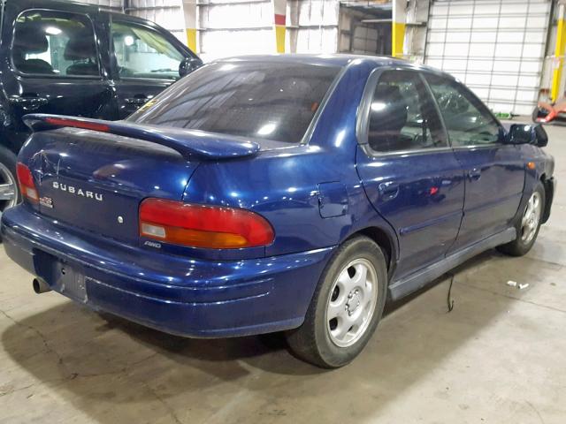 JF1GC6751YH500357 - 2000 SUBARU IMPREZA RS BLUE photo 4