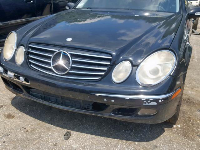 WDBUF65J83A120906 - 2003 MERCEDES-BENZ E 320 BLACK photo 9