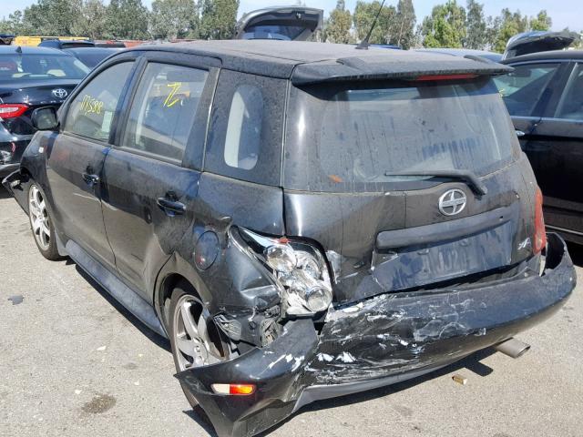 JTKKT604050094760 - 2005 TOYOTA SCION XA BLACK photo 3