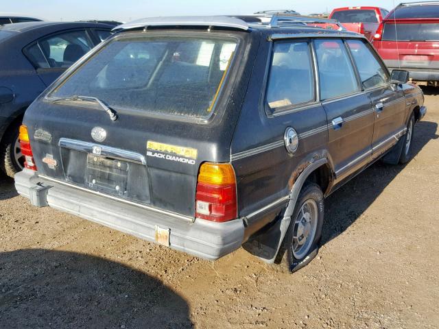 JF2AM53B7DE427138 - 1983 SUBARU GL 4WD BLACK photo 4