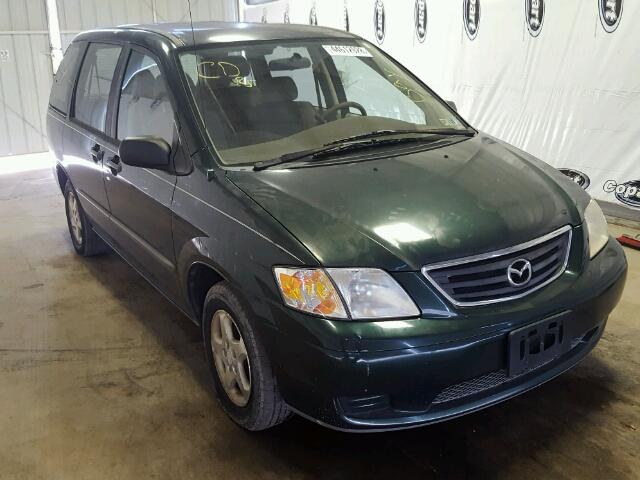 JM3LW28G810179082 - 2001 MAZDA MPV WAGON GREEN photo 1