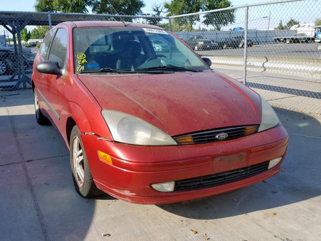 3FAFP31Z73R141923 - 2003 FORD FOCUS ZX3 RED photo 1