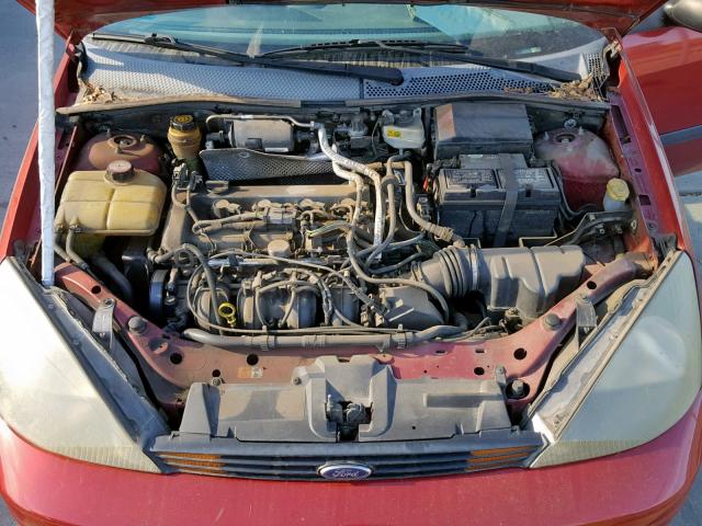 3FAFP31Z73R141923 - 2003 FORD FOCUS ZX3 RED photo 7