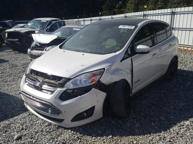 1FADP5BU8EL504415 - 2014 FORD C-MAX SEL WHITE photo 2