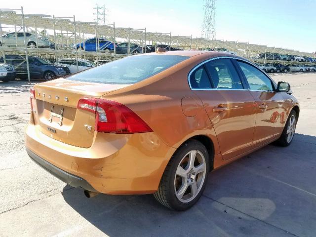 YV1622FS7C2035226 - 2012 VOLVO S60 T5 ORANGE photo 4