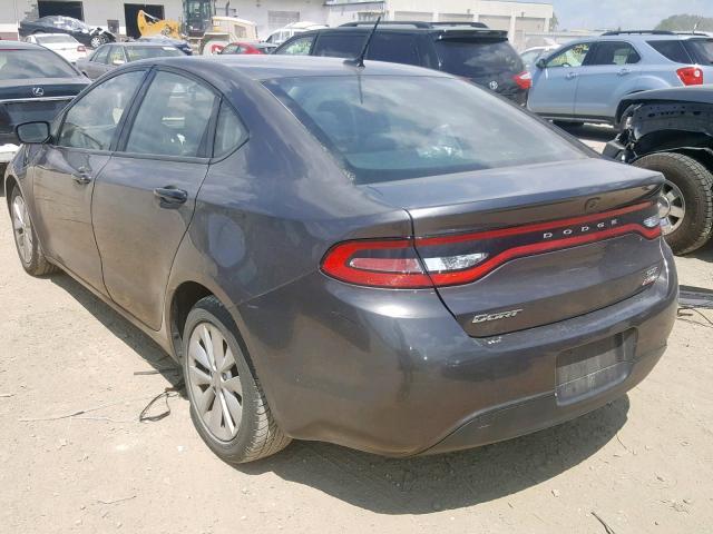 1C3CDFBB0ED920329 - 2014 DODGE DART SXT GRAY photo 3