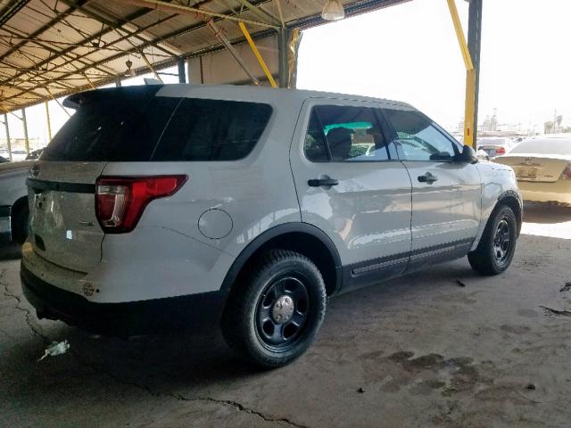 1FM5K8AR5HGB55752 - 2017 FORD EXPLORER P WHITE photo 4