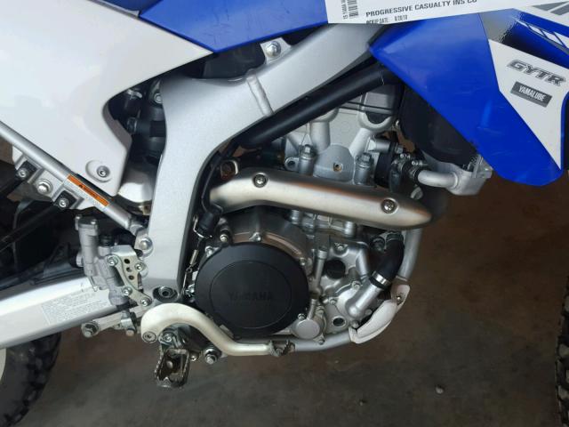 JYADG21EXFA007779 - 2015 YAMAHA WR250 R BLUE photo 7