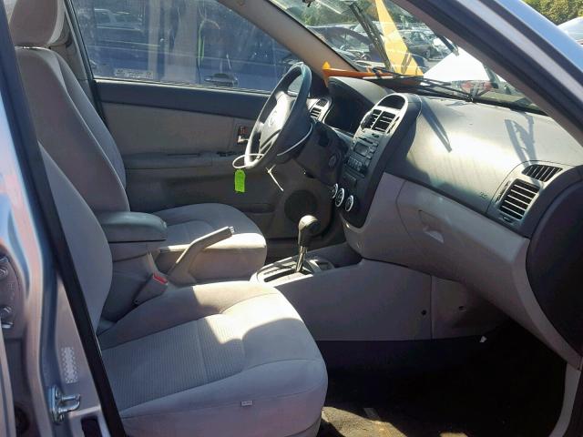 KNAFE121885524208 - 2008 KIA SPECTRA EX BLUE photo 5