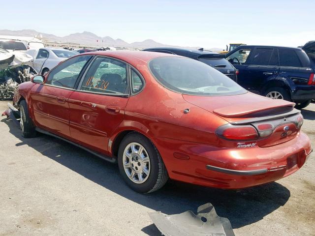 1FAFP52SXWG172916 - 1998 FORD TAURUS LX RED photo 3