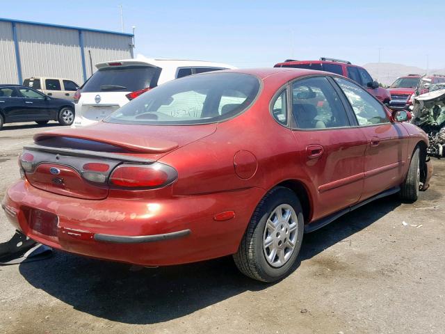 1FAFP52SXWG172916 - 1998 FORD TAURUS LX RED photo 4