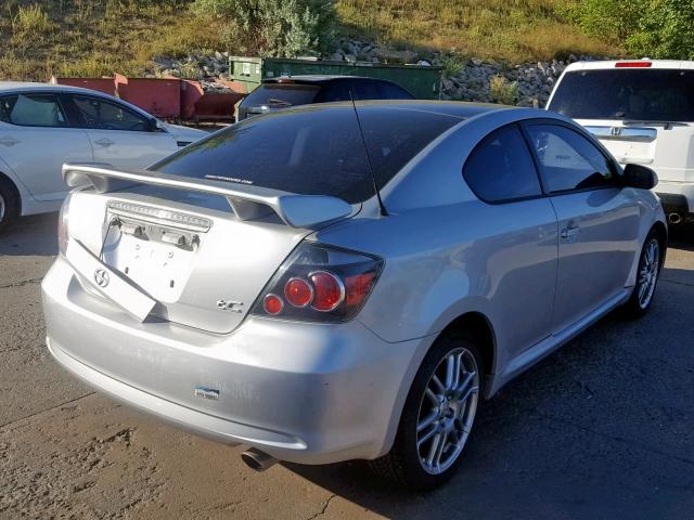 JTKDE167980255912 - 2008 SCION TC SILVER photo 4