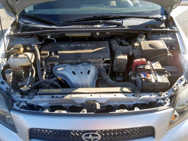 JTKDE167980255912 - 2008 SCION TC SILVER photo 7