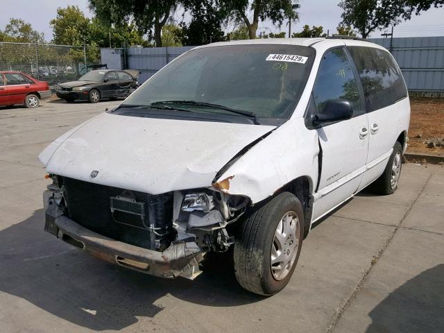 2B4GP45R7XR278058 - 1999 DODGE CARAVAN SE WHITE photo 2