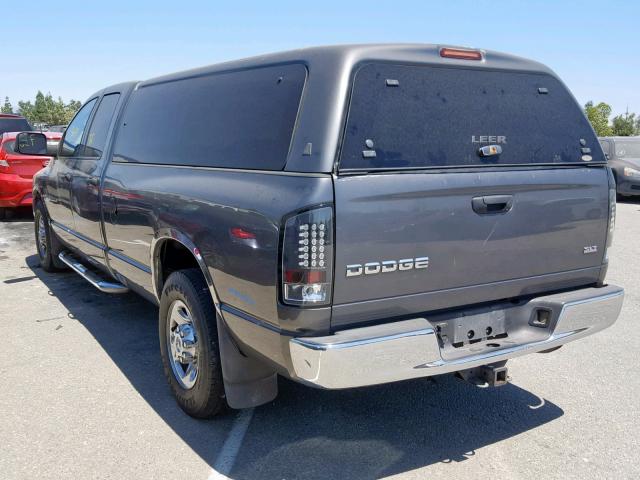 3D7KA28683G716631 - 2003 DODGE RAM 2500 S Մոխրագույն լուսանկար 3