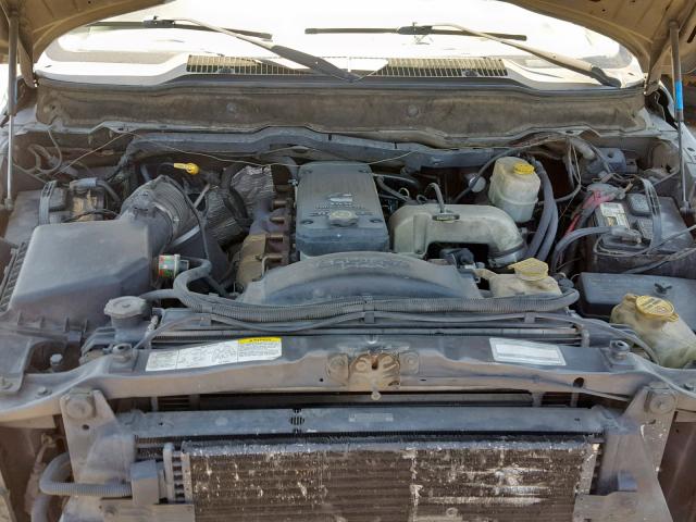 3D7KA28683G716631 - 2003 DODGE RAM 2500 S Մոխրագույն լուսանկար 7