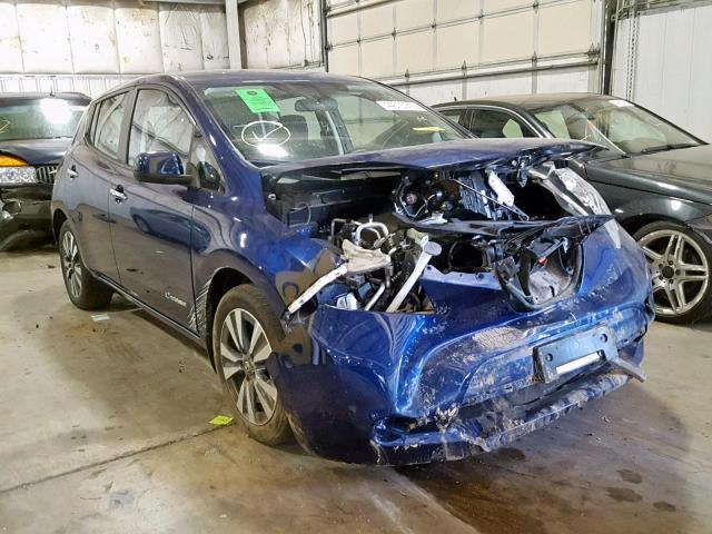 1N4BZ0CP4HC304455 - 2017 NISSAN LEAF S BLUE photo 1