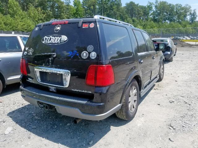 5LMFU28R84LJ40467 - 2004 LINCOLN NAVIGATOR BLACK photo 4
