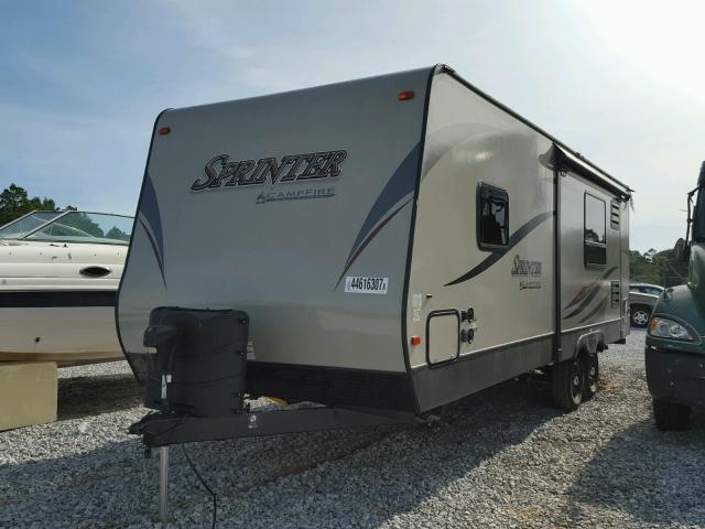 4YDT25R21H1530831 - 2017 KEYSTONE SPRINTER ყავისფერი ფოტო 2