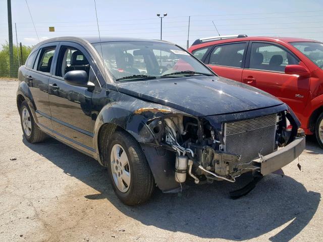 1B3HB28B47D235262 - 2007 DODGE CALIBER BLACK photo 1