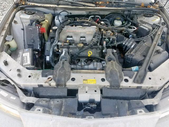 1G2WJ52J9YF126607 - 2000 PONTIAC GRAND PRIX GRAY photo 7