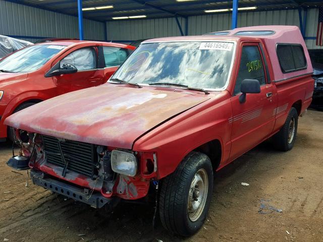 JT4RN50R2H0235371 - 1987 TOYOTA PICKUP 1/2 RED photo 2