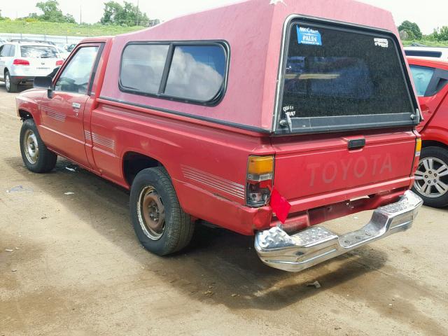 JT4RN50R2H0235371 - 1987 TOYOTA PICKUP 1/2 RED photo 3