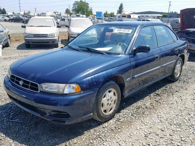 4S3BD4353W7213682 - 1998 SUBARU LEGACY L BLUE photo 2