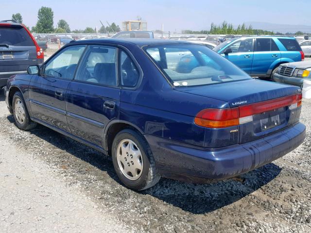 4S3BD4353W7213682 - 1998 SUBARU LEGACY L BLUE photo 3