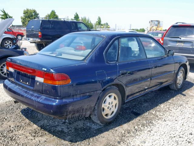 4S3BD4353W7213682 - 1998 SUBARU LEGACY L BLUE photo 4