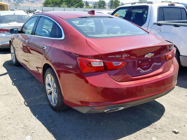 1G1ZH5SXXHF141070 - 2017 CHEVROLET MALIBU PRE RED photo 3