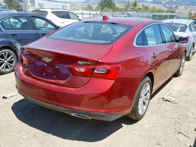 1G1ZH5SXXHF141070 - 2017 CHEVROLET MALIBU PRE RED photo 4