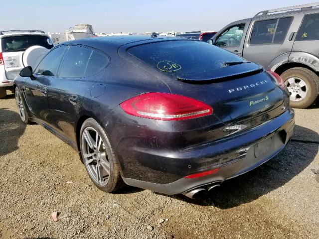 WP0AD2A71EL044272 - 2014 PORSCHE PANAMERA S BLACK photo 3