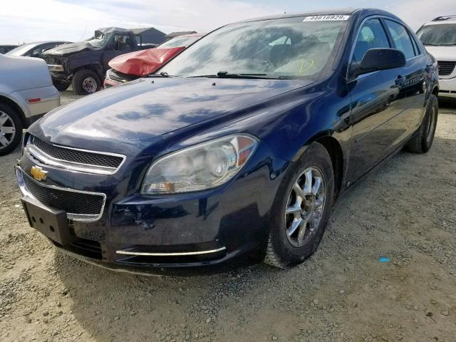 1G1ZG57B79F206443 - 2009 CHEVROLET MALIBU LS BLUE photo 2