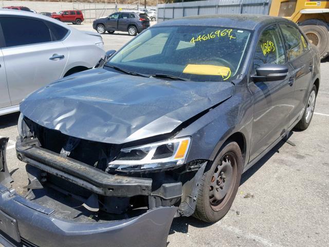 3VW2K7AJ5BM117511 - 2011 VOLKSWAGEN JETTA BASE 灰色 照片 2