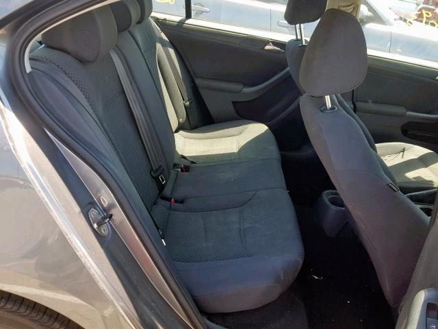 3VW2K7AJ5BM117511 - 2011 VOLKSWAGEN JETTA BASE 灰色 照片 6