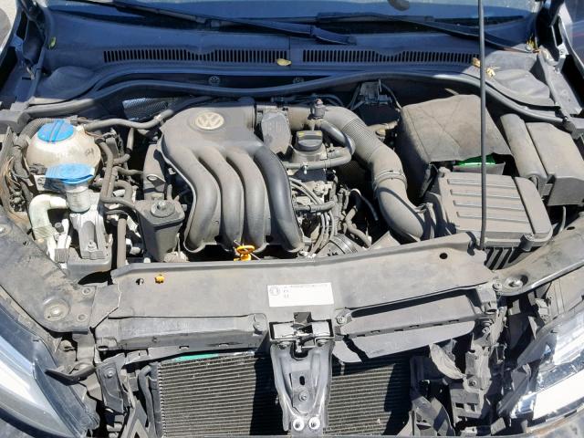 3VW2K7AJ5BM117511 - 2011 VOLKSWAGEN JETTA BASE 灰色 照片 7