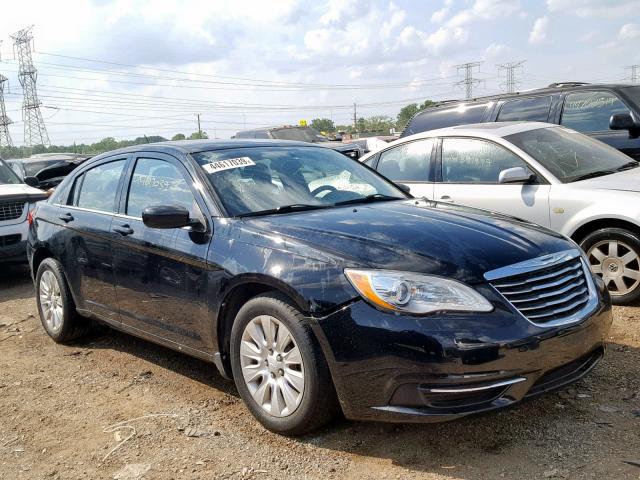 1C3CCBABXDN561447 - 2013 CHRYSLER 200 LX BLACK photo 1