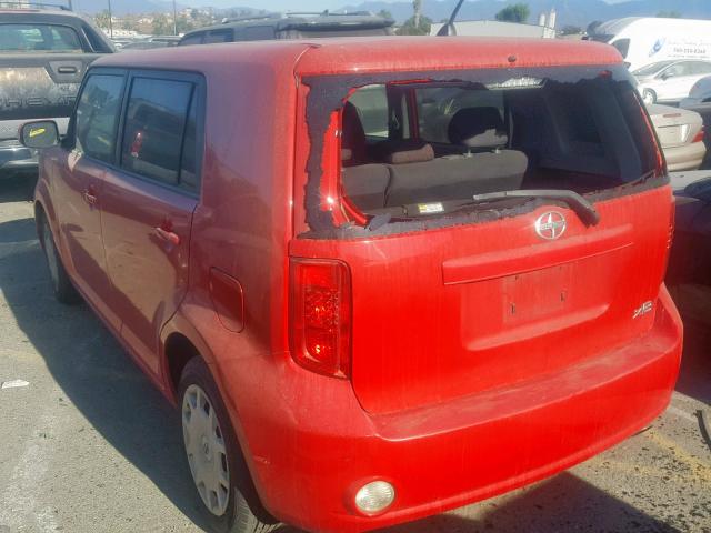 JTLKE50E991096693 - 2009 TOYOTA SCION XB 红色 照片 3