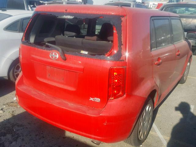 JTLKE50E991096693 - 2009 TOYOTA SCION XB 红色 照片 4