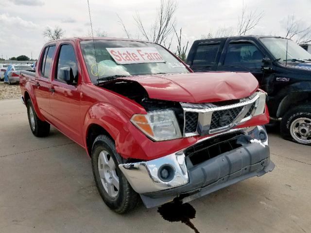 1N6AD07U77C446329 - 2007 NISSAN FRONTIER C RED photo 1