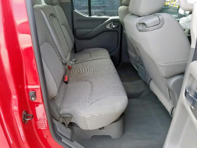 1N6AD07U77C446329 - 2007 NISSAN FRONTIER C RED photo 6