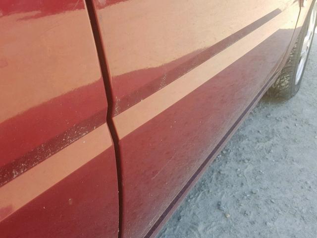 1G8AZ55F37Z132710 - 2007 SATURN ION LEVEL RED photo 9