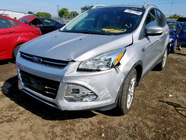 1FMCU9J93EUE57397 - 2014 FORD ESCAPE TIT SILVER photo 2