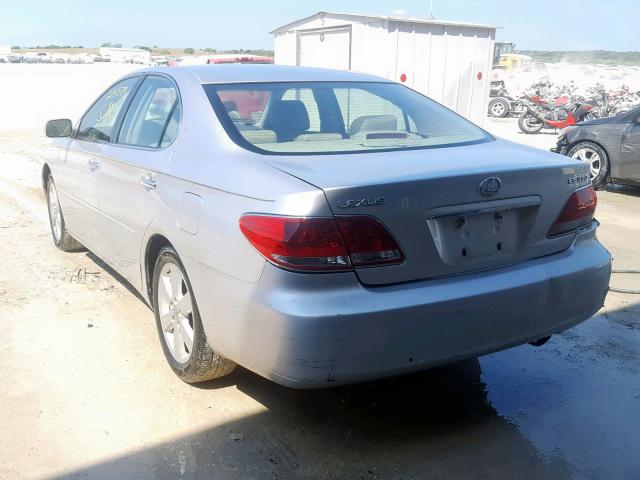 JTHBA30G365161229 - 2006 LEXUS ES 330 SILVER photo 3